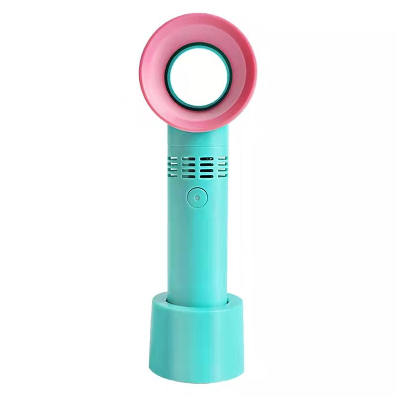 Bladeless Mini USB Rechargeable Handheld Eyelash Extension Blower Fan