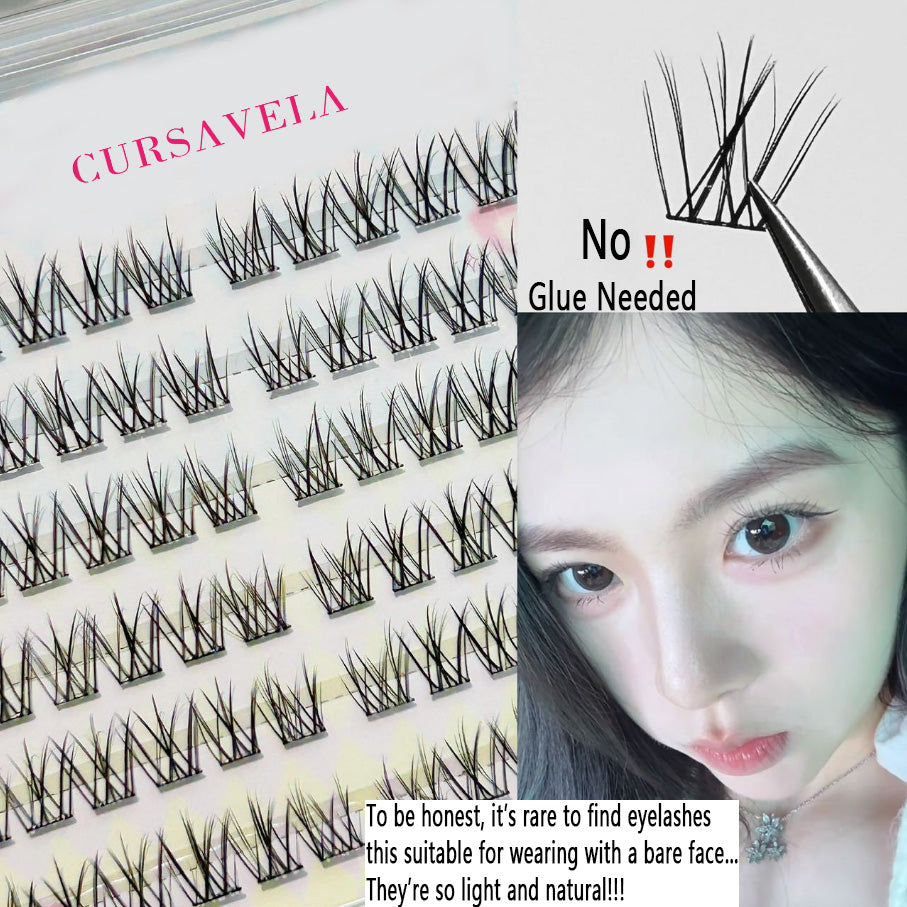 Individual DIY lashes Oxygen-like Natural False Lashes! Clear, Breathable, and Perfectly Separated False Lashes