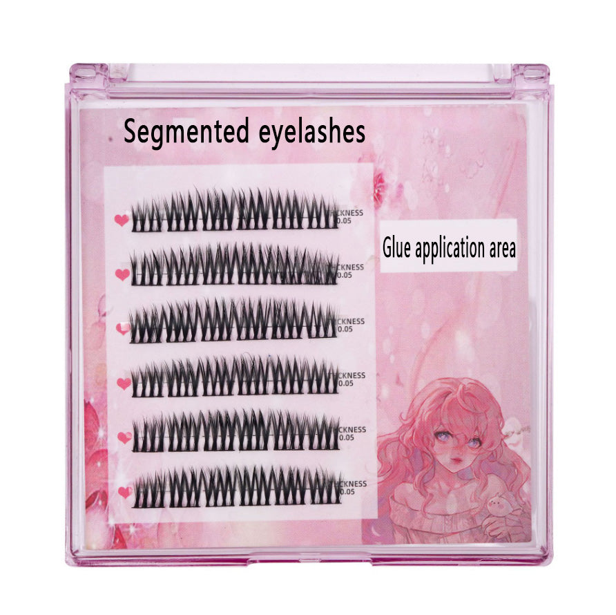 Chaebol Princess Style False Lashes | Ultra-fine Band, Voluminous, Naturally Curled, Lazy-friendly Segments