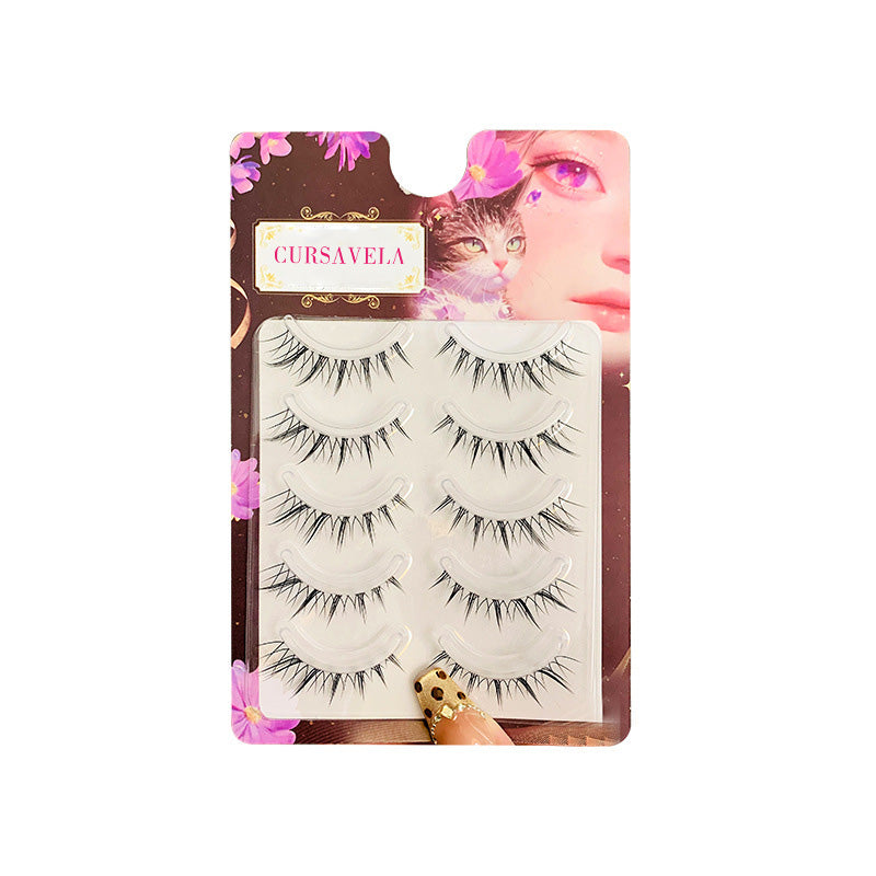 Seven Immortals Little White Fox | Natural Comic - style Fox - inspired Simulation Photogenic False Eyelashes