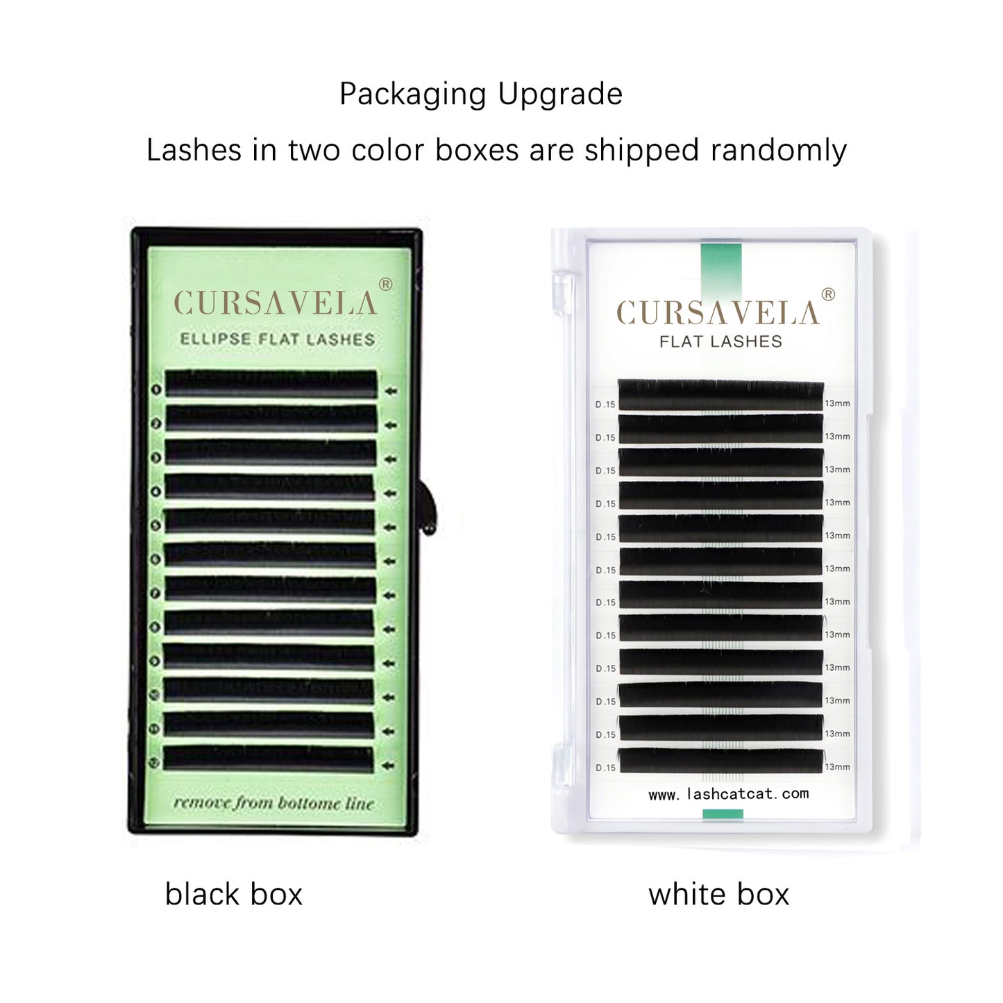 Ellipse Flat Eyelashes CURSAVELA 100pcs 0.15/0.2 Mixed Extension Lashes Faux Mink False New Matte Eyelashes Supplies Individual Split Tips