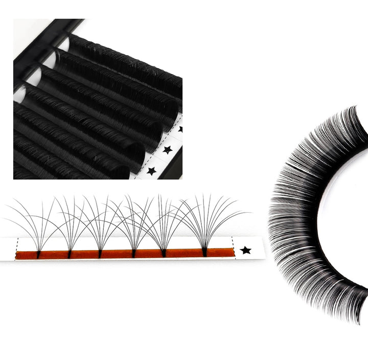 Easy Fanned Lashes Extension DIY Blooming Eyelash Extensions Auto Fan