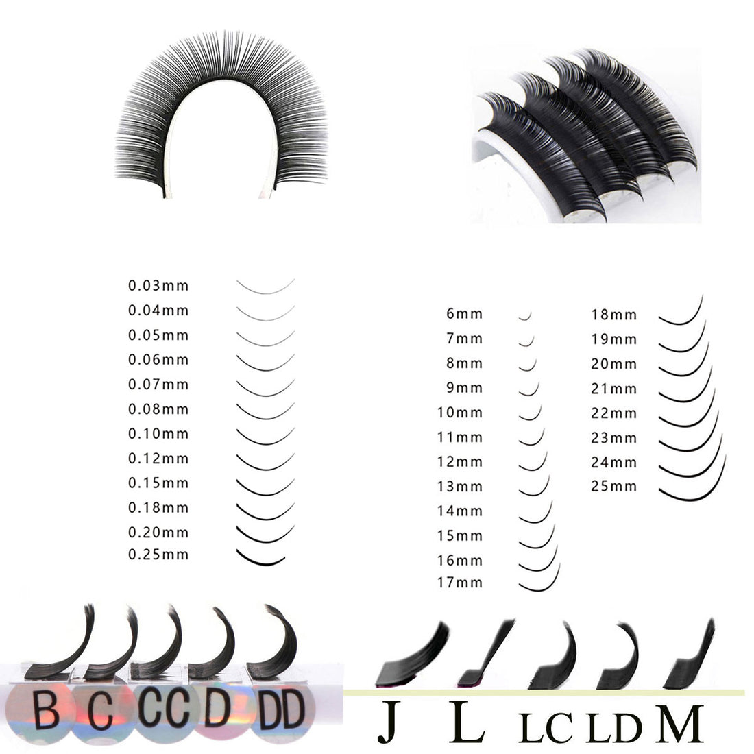 Extension Eyelash Catalog