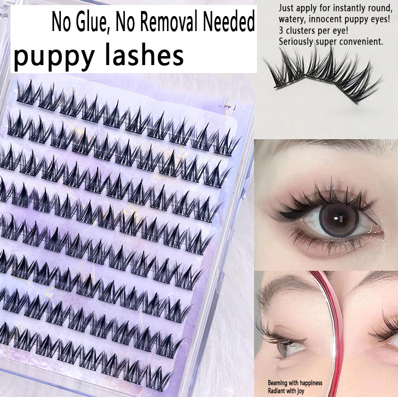 Glue - free Double - tipped Sunflower Self - adhesive Soft False Eyelashes: Natural, Lazy - friendly, Sectional Style