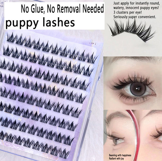Glue - free Double - tipped Sunflower Self - adhesive Soft False Eyelashes: Natural, Lazy - friendly, Sectional Style