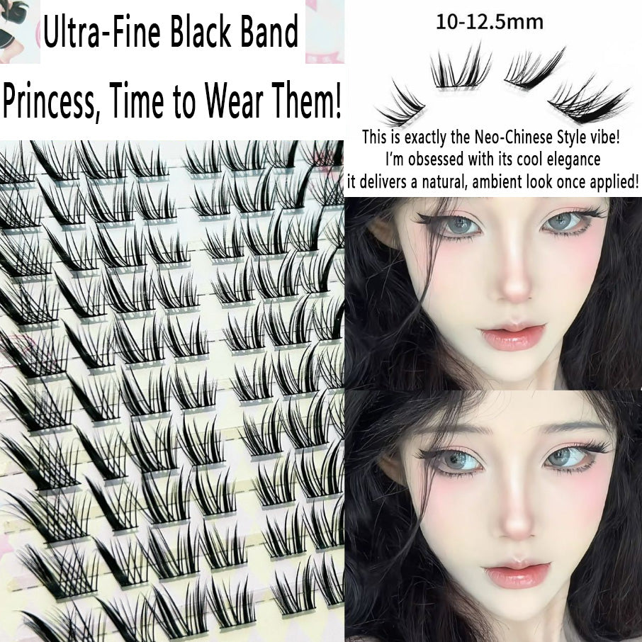 Crusavela  Individual DIY lashes Princess, Please Wear It! Fox-Style Winged Lashes - Voluptuous &amp; Curled, 3-Scenario Fit