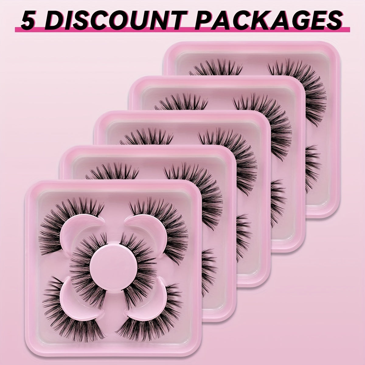 Russian Volume False Eyelashes | 3/9/15 Pairs | Fluffy & Thick C-Curl for Parties & Everyday Glam | Beginner-Friendly