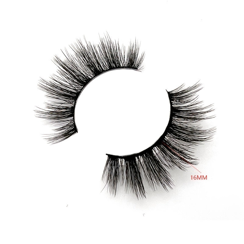 20 Pairs Faux Mink Eyelashes - Natural to Glamorous C Curl Lashes in Cat Eye, Doll & Fluffy Styles, Comfortable Wear.