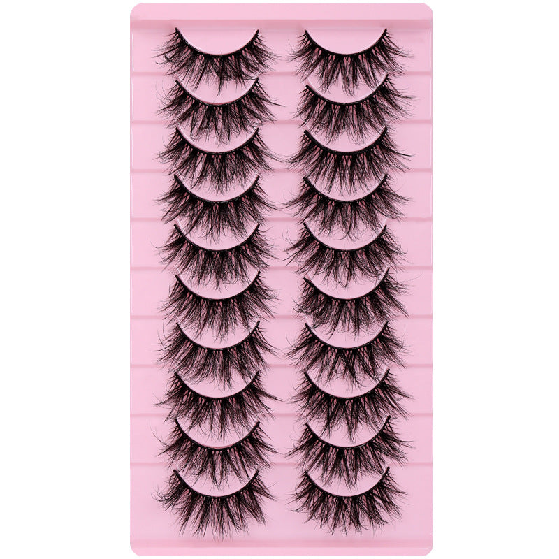 Faux Mink Lashes, Messy Cross-Border Design, Voluminous & Realistic European & American Style