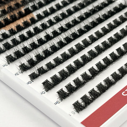 100D Lashes, DIY Eyelash Extensions Kit, Cluster Lashes, Volume Lashes, Natural Look, Lash Extension Tools, Eyelash Kit, Individual DIY Lashes