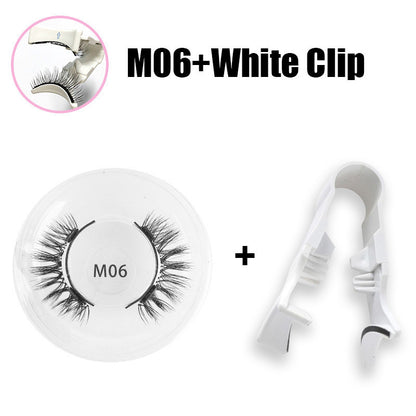 1 Pair Magnetic False Eyelashes, Natural 3D Effect, No Glue Needed, Reusable Magnetic Eyelashes for Makeup