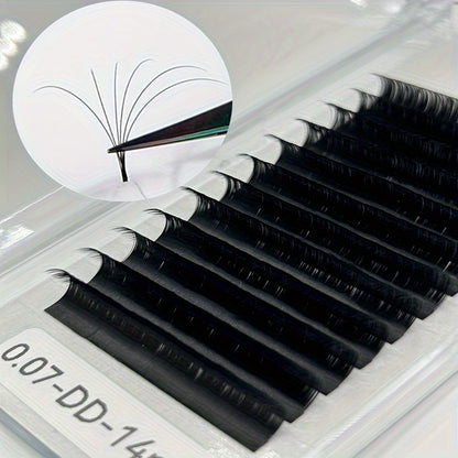 W Pre-Made Eyelashes 8mm-18mm Reusable Mink Lashes, Volume & Volume+ Lashes, 10-18mm, Handmade Lash Extensions for Salon Use,Comfortable.