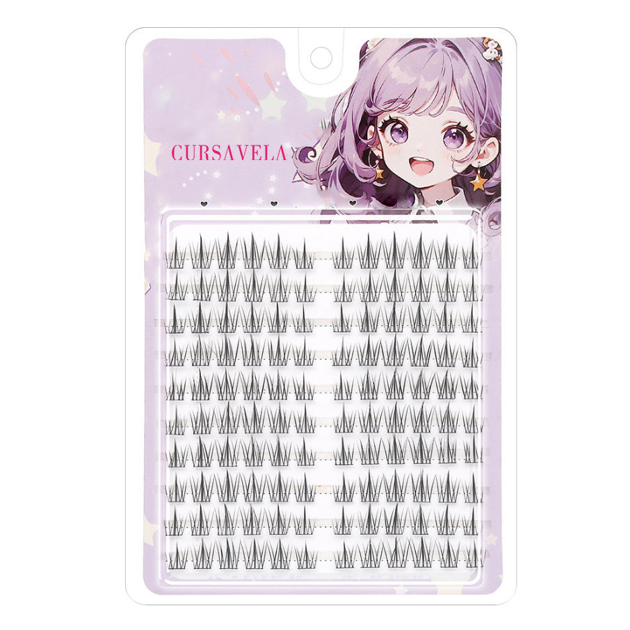 120 Clusters, 10 Rows - Large Capacity Imitation Sunflower False Eyelashes, Natural Flat Eyelash Makeup Essential, Wholesale Special Offer