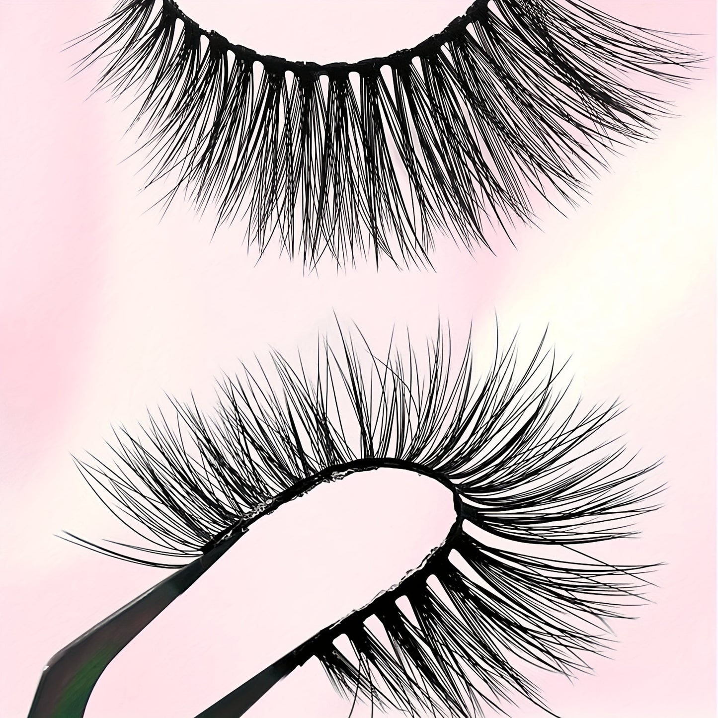 5 Pairs Cat Eye Lashes, Fluffy Cluster Faux Mink False Eyelashes, Natural Curling Slender Lashes