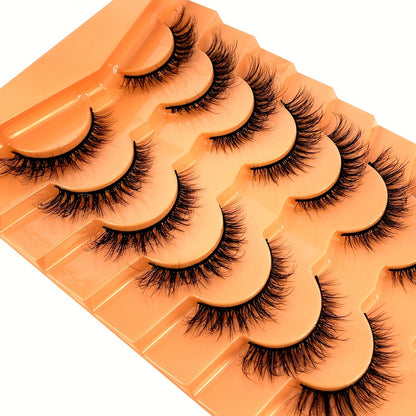 Classic Volume Eyelashes 9 Pairs Ultra-Soft Fluffy 3D Faux Mink False Lashes - Luxurious Handcrafted Dramatic Volume - Natural Blend for Daily to Glam Looks