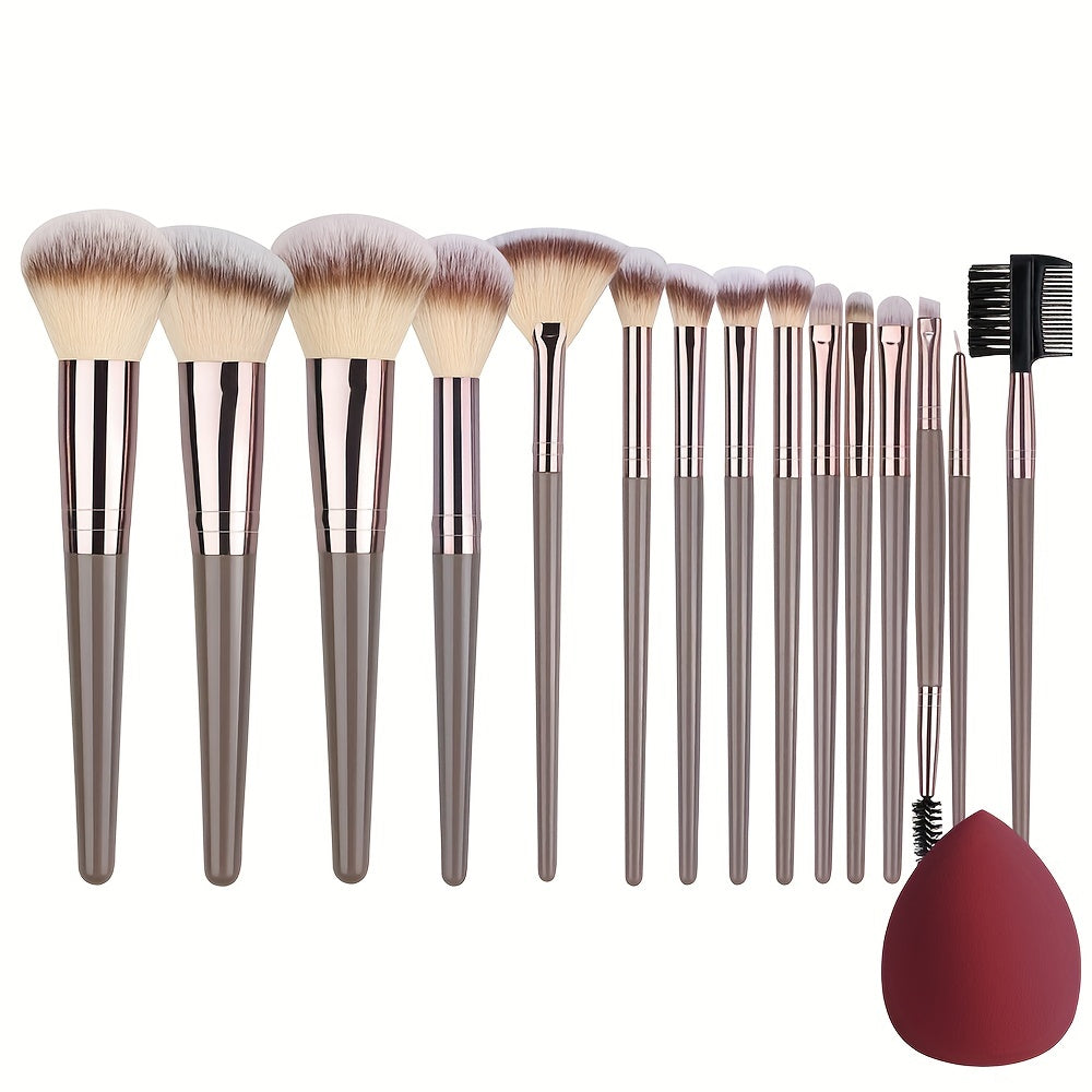 10pcs-20pcs Professional Makeup Brushes Set with Bag - Foundation, Eyelash, Eyebrow, Eyeshadow Cosmetic Makeup Tool Kit - Perfect for Christmas, Halloween, Thanksgiving Gifts