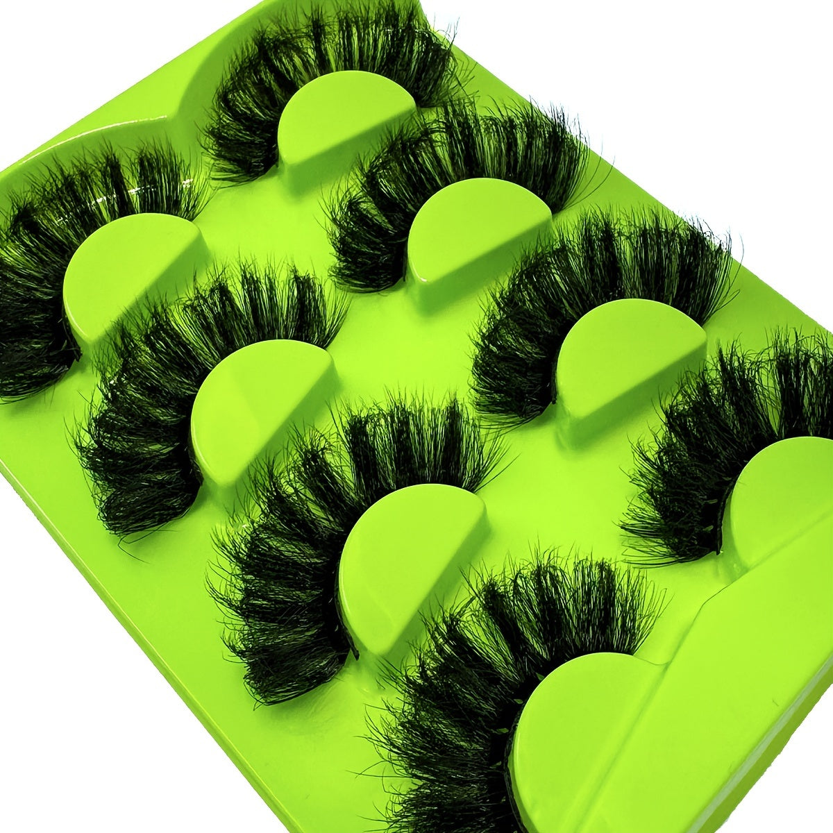 4 Pairs 9D Faux Mink Voluminous Lashes, Self-Adhesive, Reusable, Multi-Style Options