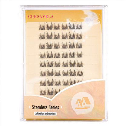 Stemless Glue-Free Self-Adhesive Cat Ear False Eyelashes｜Create Cat-Eyed Elf Look in Seconds