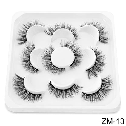 10 Pairs 3D Mink Eyelashes - Exquisitely Fluffy, Ultra Soft, Delicately Wispy, Utterly Natural, Stylish Cross Eyelash Extension, Highly Reusable, False Lashes Ideal for Makeup.