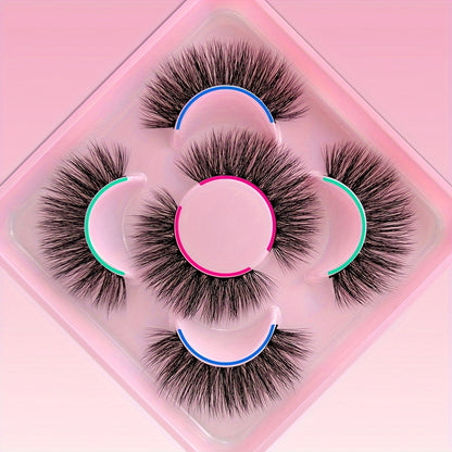 Russian Volume False Eyelashes | 3/9/15 Pairs | Fluffy & Thick C-Curl for Parties & Everyday Glam | Beginner-Friendly