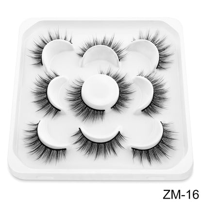 10 Pairs 3D Mink Eyelashes - Exquisitely Fluffy, Ultra Soft, Delicately Wispy, Utterly Natural, Stylish Cross Eyelash Extension, Highly Reusable, False Lashes Ideal for Makeup.