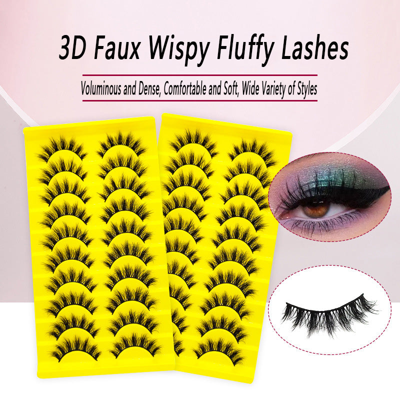 3D Mink Fur Volume Lashes - Multiple Styles Available, Fluffy & 3D Full Eyelashes for a Bold European Look