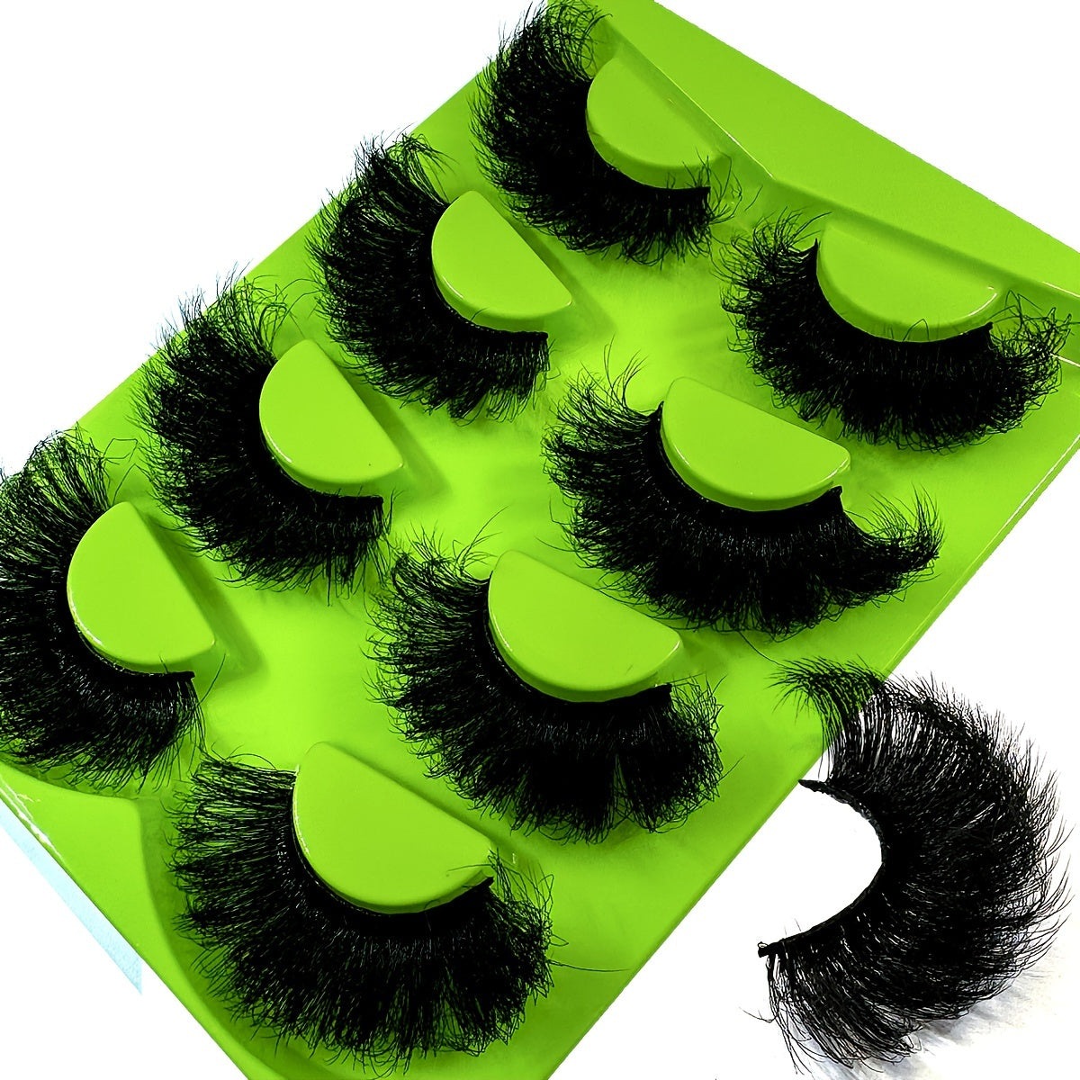 4 Pairs 9D Faux Mink Voluminous Lashes, Self-Adhesive, Reusable, Multi-Style Options