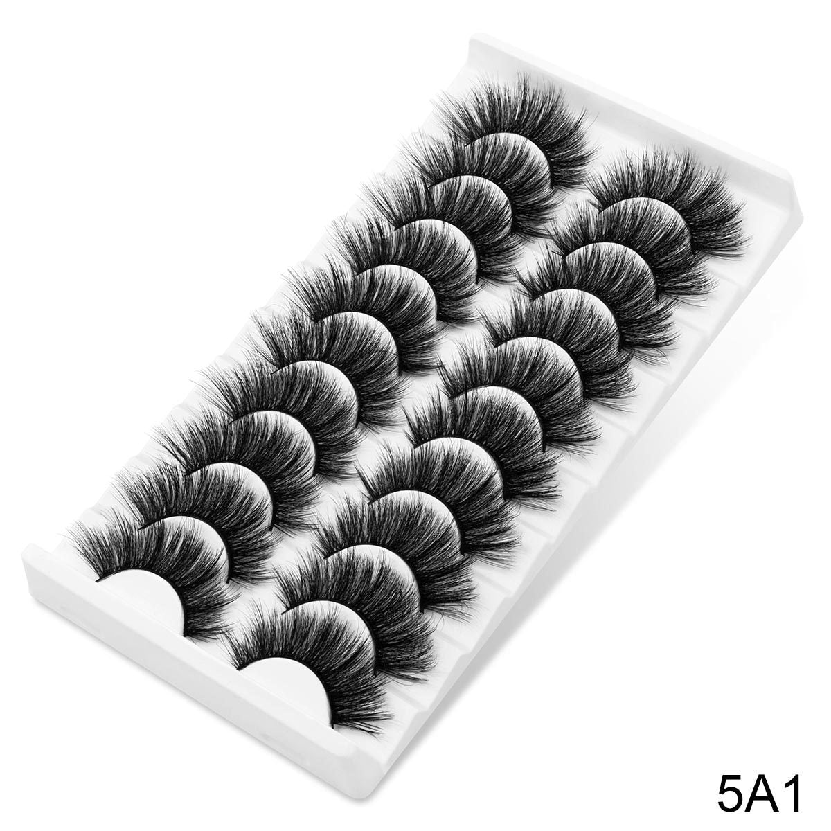 Classic Volume Eyelashes 10 Pairs of Luxurious 6D Faux Mink Lashes - Natural, Fluffy, Dramatic False Eyelashes for Makeup - Reusable, Lightweight, Comfortable Eyelash Extensions for Everyday Wear