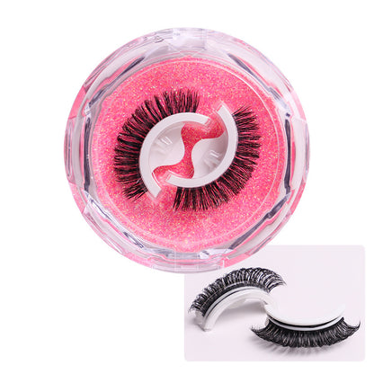 10-Pair Set of New DD Curl Russian Volume Lashes, Large Curve, Dramatic C & D Curls, Thick European & American Style Eyelashes