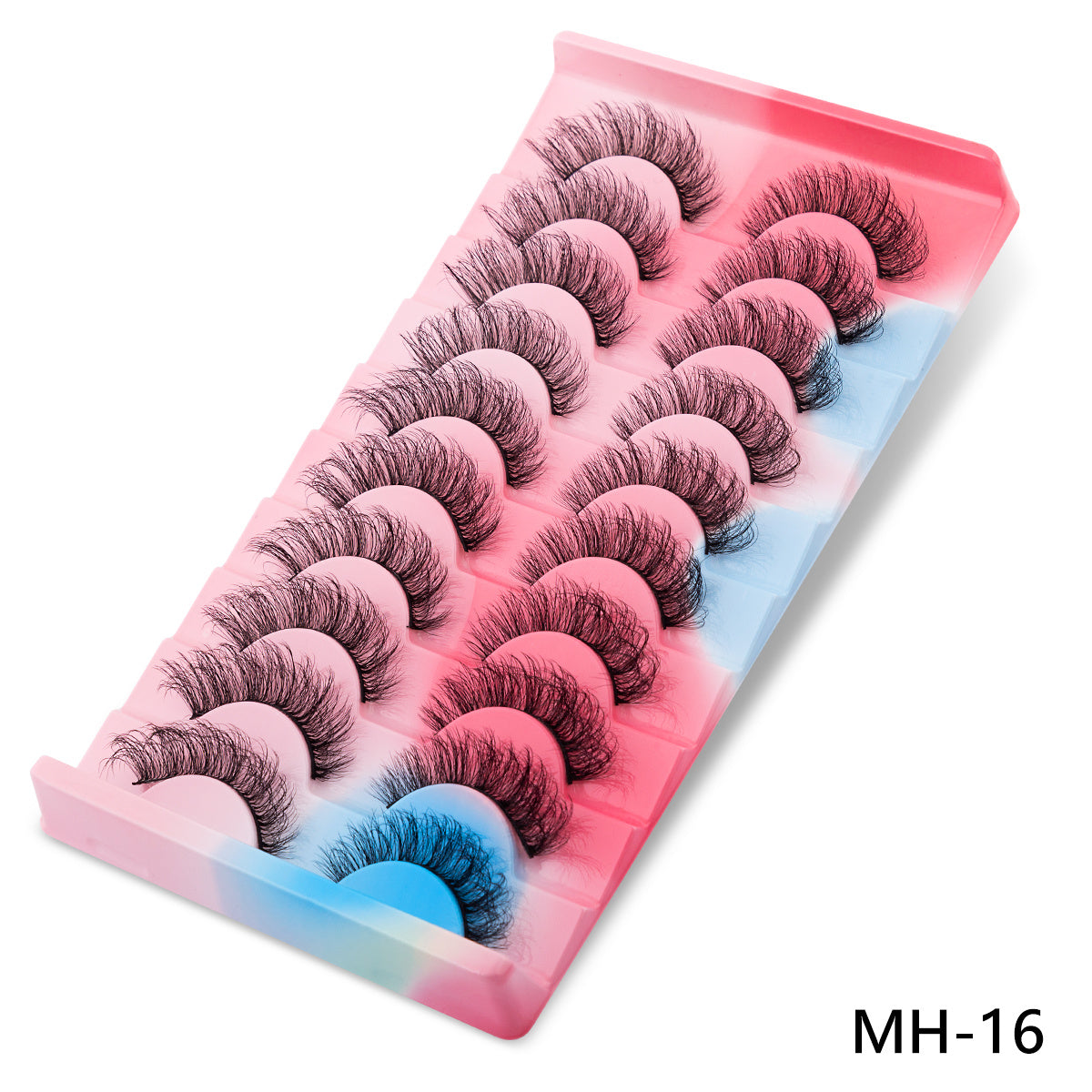 10 Pairs 3D Mink Eyelashes - Exquisitely Fluffy, Ultra Soft, Delicately Wispy, Utterly Natural, Stylish Cross Eyelash Extension, Highly Reusable, False Lashes Ideal for Makeup.