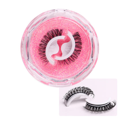 10-Pair Set of New DD Curl Russian Volume Lashes, Large Curve, Dramatic C & D Curls, Thick European & American Style Eyelashes