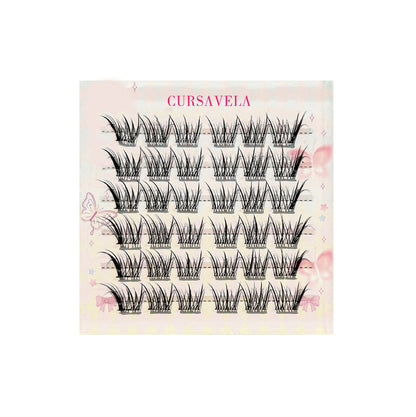 Individual DIY Lashes Fresh Diagonal - flying Fox - style False Eyelashes | Natural Simulation, Transparent Curl, Enlarge Eyes