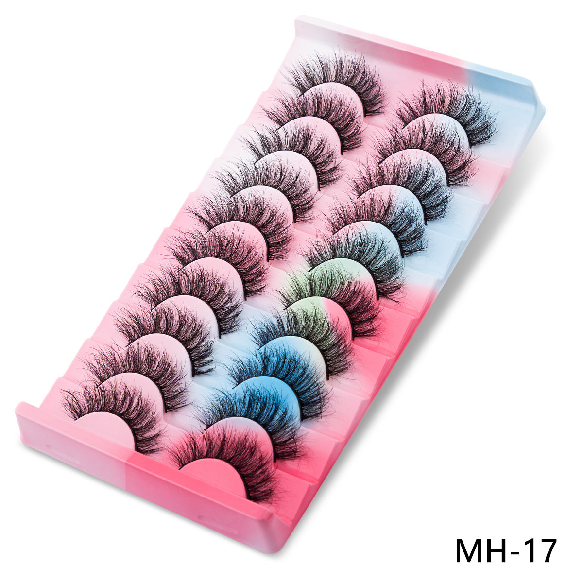 10 Pairs 3D Mink Eyelashes - Exquisitely Fluffy, Ultra Soft, Delicately Wispy, Utterly Natural, Stylish Cross Eyelash Extension, Highly Reusable, False Lashes Ideal for Makeup.