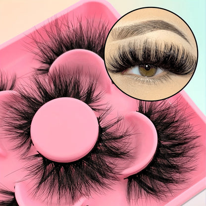 3/10 Pairs 3D Faux Mink Lashes, Wispy Natural Lashes, Long Thick Dramatic Volume False Eyelashes.