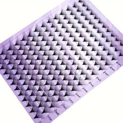 168pcs Premade Big-Fans Eyelash Extensions - 0.05mm, C/D/DD Curl, 8-15mm Length, Pointed Base, Handmade, Easy to Apply, Long-Lasting.