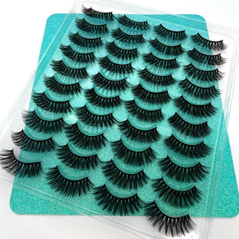 3D Curl Lashes - Long Dramatic Effect, Lightweight and Reusable, Perfect for a Glamorous Eye Look