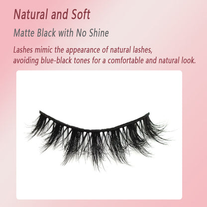 3D Mink Fur Volume Lashes - Multiple Styles Available, Fluffy & 3D Full Eyelashes for a Bold European Look