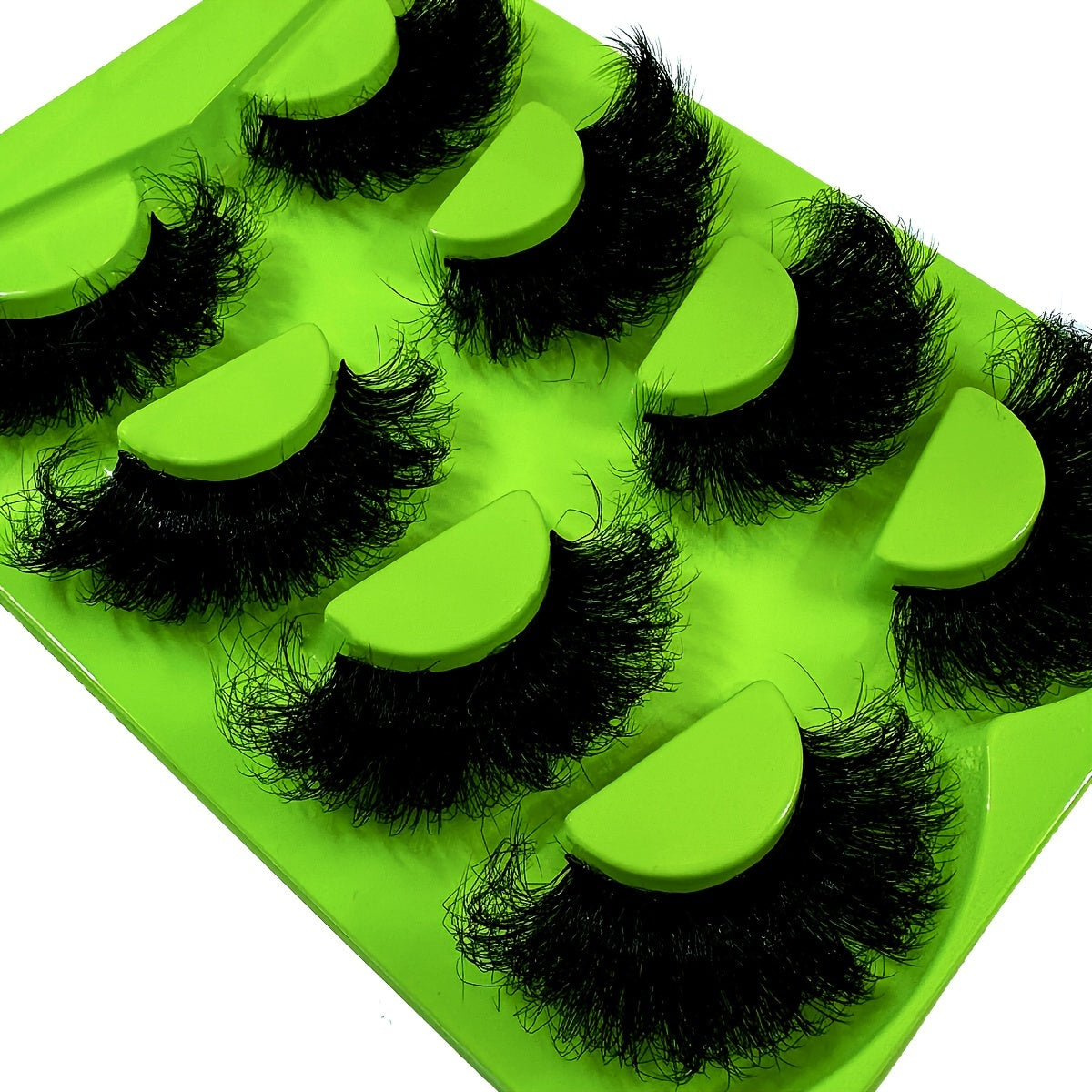 4 Pairs 9D Faux Mink Voluminous Lashes, Self-Adhesive, Reusable, Multi-Style Options