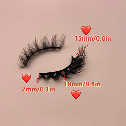 5 Pairs of Fox Eye Lashes, Winged Short Strip Lashes, Natural Cat Eye Effect, 3D Faux Mink, Lightweight and Breathable, Perfect for Daily Wear and Parties.