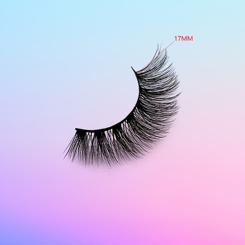 20 Pairs Natural False Eyelashes | 3D Faux Mink Lashes | Long Makeup Extensions | Perfect for Beauty and Valentine's Day Gifts for Women