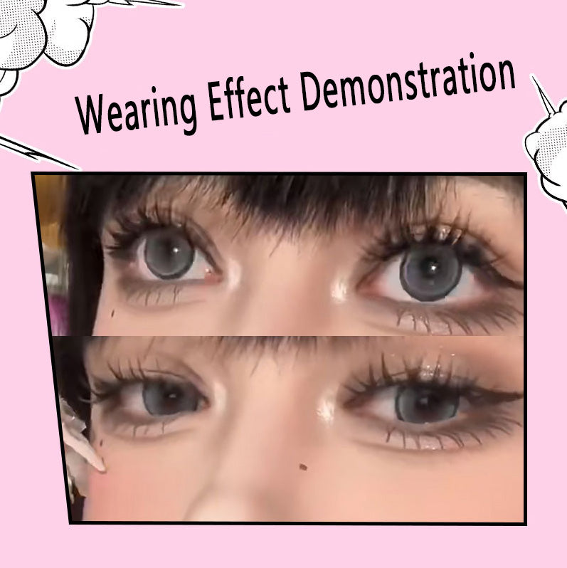100pcs Lazy Girl Voluminous Large Curl False Eyelashes - Cluster Segment Design, Perfect for Beginners, Natural Mixed-Race Look, Camera-Ready Manga Style