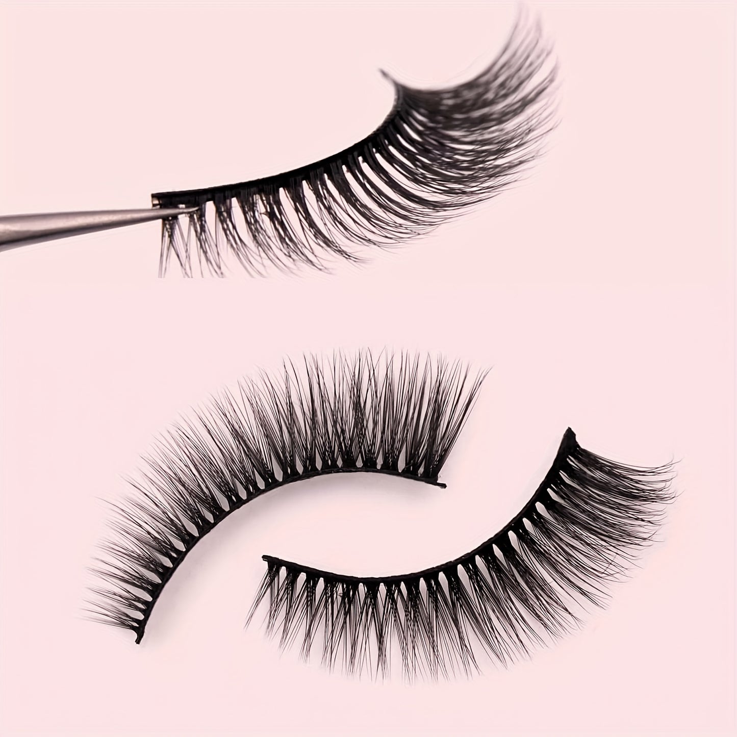 5 Pairs Cat Eye Lashes, Fluffy Cluster Faux Mink False Eyelashes, Natural Curling Slender Lashes