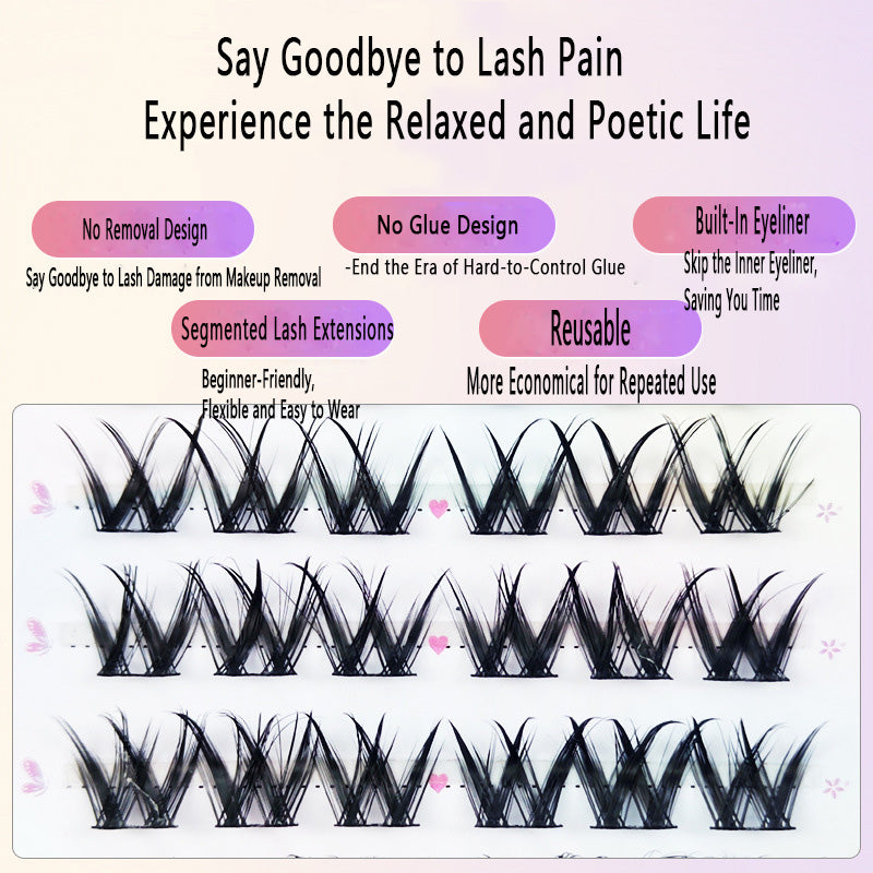 Fashionable False Eyelashes: Offering Various Styles for Effortless and Convenient Wear, Helping You Achieve Charming and Captivating Eyes