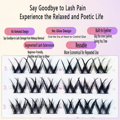 Fashionable False Eyelashes: Offering Various Styles for Effortless and Convenient Wear, Helping You Achieve Charming and Captivating Eyes