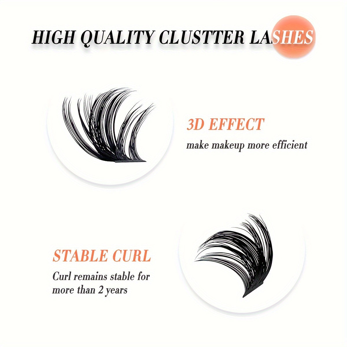 CURSAVELA Individual DIY lashes 10 Rows 120 Lash Clusters - Natural, Soft Feathered Effect, Lightweight Sable Fiber in 8-16mm,C/D Curl for DIY Eyelash Extensions