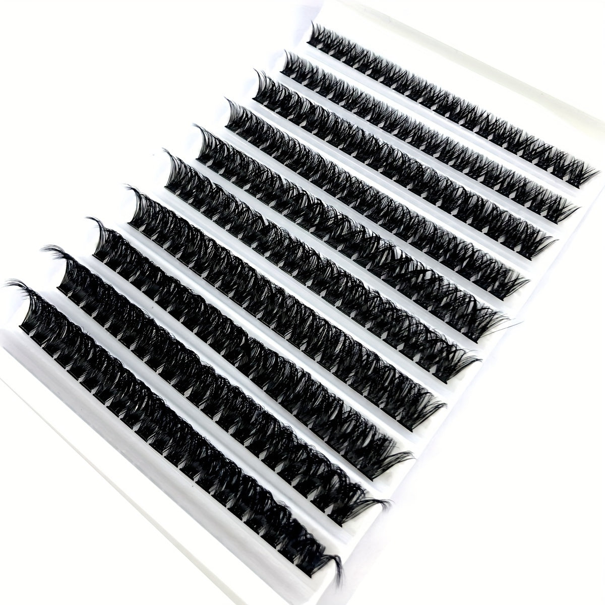 CURSAVELA 200pcs Deluxe Faux Mink Cluster Lashes – 60D/80D Fans, Mixed Lengths, Ultra-Soft for Easy DIY Extensions