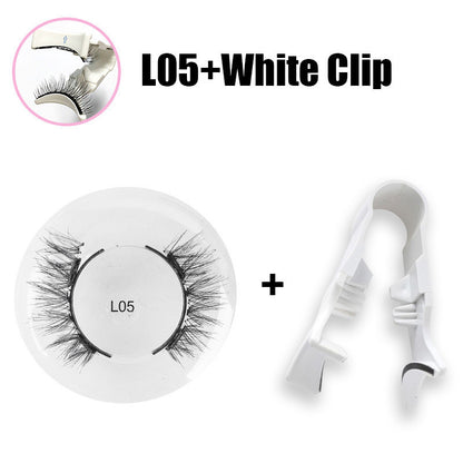 1 Pair Magnetic False Eyelashes, Natural 3D Effect, No Glue Needed, Reusable Magnetic Eyelashes for Makeup