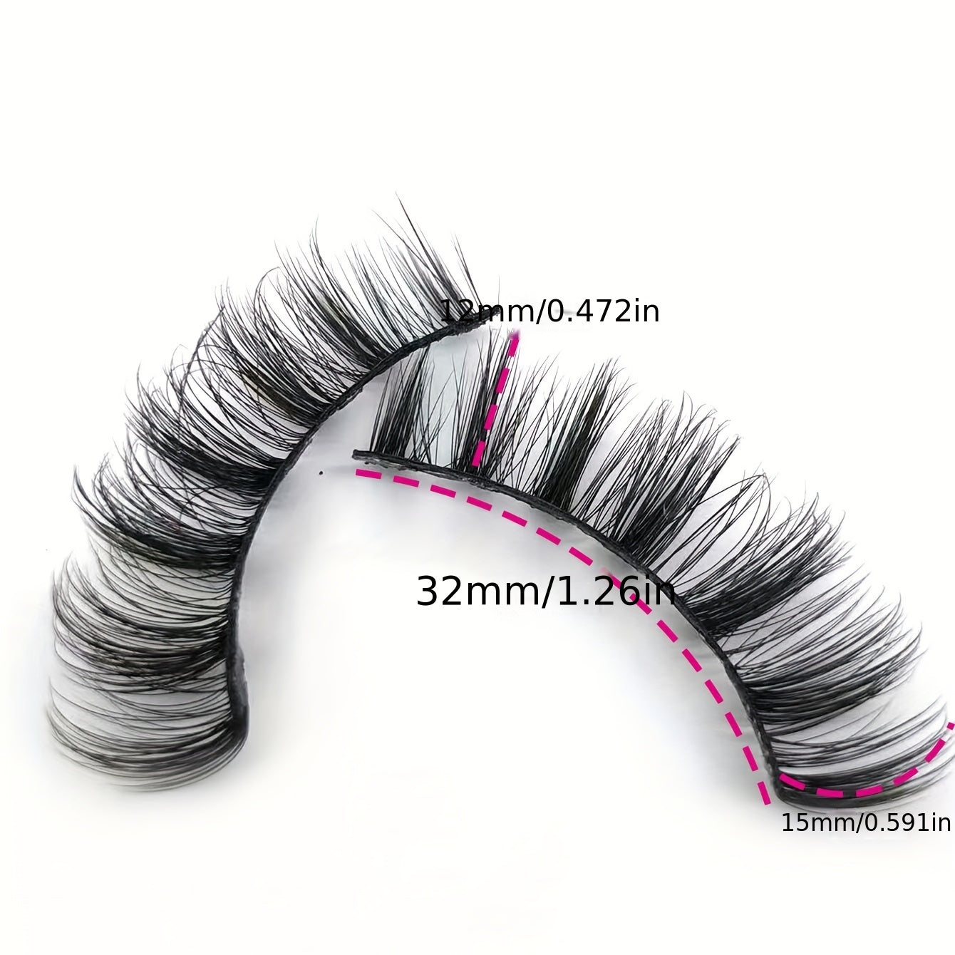 5 Pairs of D-Curve Russian Volume Dramatic Eyelashes - Long-Lasting, Lightweight, Reusable, and Cruelty-Free for Professional Makeup and Everyday Glamour