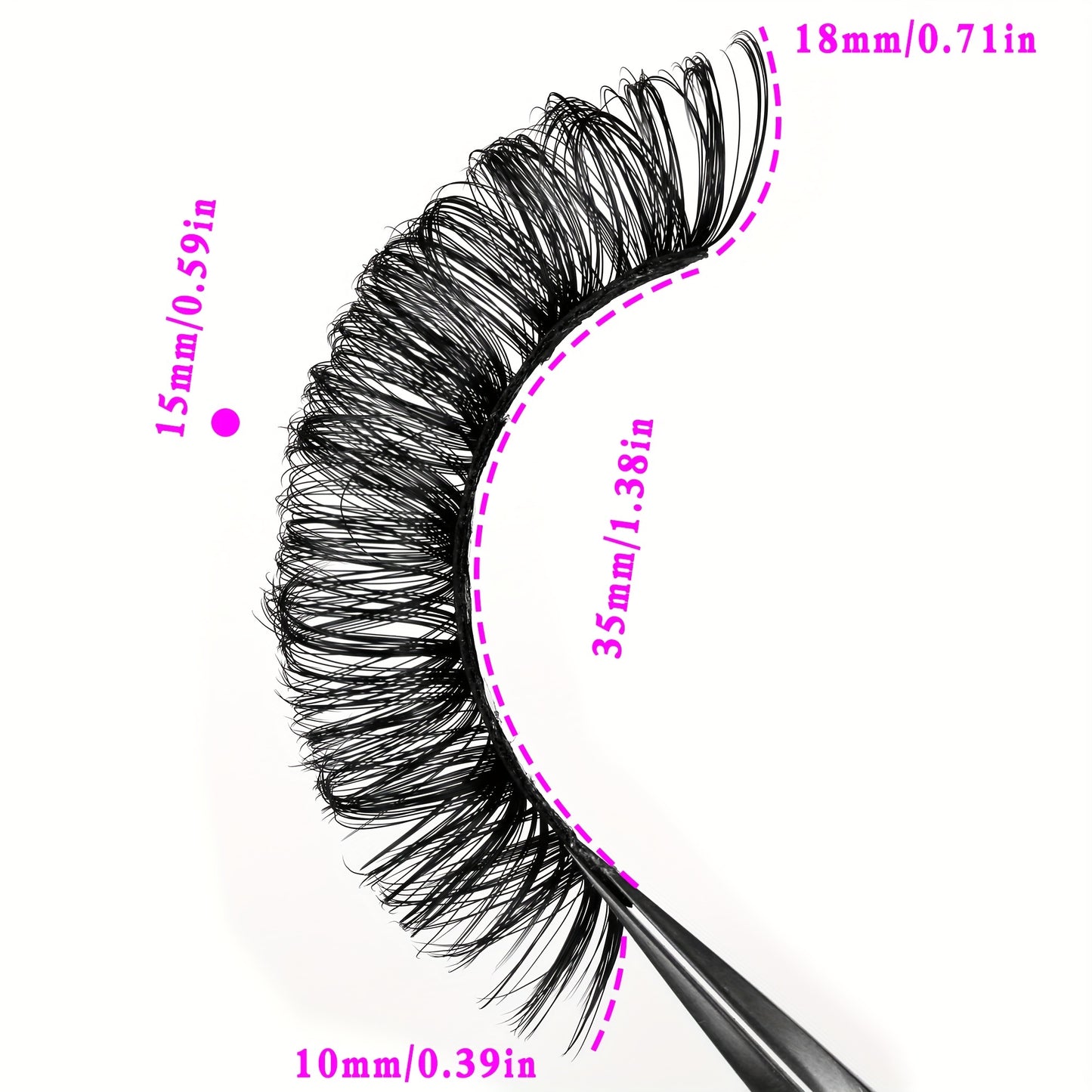 Classic Volume Eyelashes Multipack False Lashes - Natural Look Strip Lashes, Fluffy D Curl Eyelashes for Volume, Fake Lashes Pack for Stunning Eye Makeup