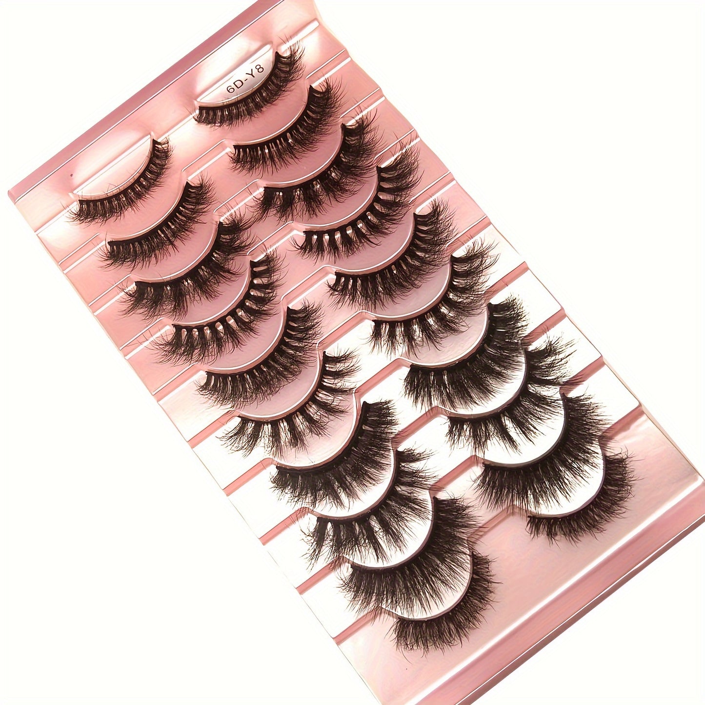 Classic Volume Eyelashes 10 Pairs Mixed Styles 3D Mink False Eyelashes Set, Handmade Wispy Fluffy Long Lashes, Delicate Eye Makeup Tools, Reusable Fake Eyelashes